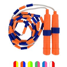 줄세상 줄넘기 구슬줄 아동용 대한민국줄넘기협회 공인, 1개, 하늘/분홍