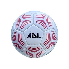 ADL 足球 5號球 訓練比賽專用, 4號白間紅【單球】,防爆內膽【限時優惠1：59】, 1個