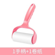 可水洗粘毛器 滾筒式強力去毛除塵 清潔器, 經典款粘毛器 粉色 1個裝, 1個裝