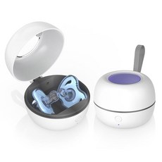 진티유 업그레이드 휴대용 소독제 UV 광 소독제 박스 3분 만에 99.99% 청소 90회 주기 USB, Larger White