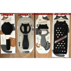 工具家達人 日本製 貝印 貓咪系列 飯匙 飯杓 可愛造型 不沾黏, 1個, 4.貓咪三用調理切片器