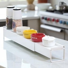 로얄스타 철제 인덕션 가스렌지 주방 사이트 선반 056, 화이트, 1개