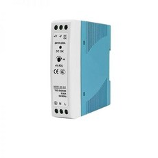 1PCS 5V 12V 24V 48V 전원 공급 장치 MDR-20W 60W 산업용 미니 ACDC 레일 스위치 단일 출력 스위치(컬러 MDR-20-12V), MDR-20-12V