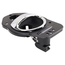 TRQ 내부 도어 핸들 블랙 하우징 크롬 레버 조수석 사이드 2006-2011 쉐보레 HHR과 호환