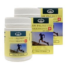 네이쳐스탑 쏘팔메토 플러스 폴리코사놀 120정 2통 남성 건강 호주 건강식품, 2개