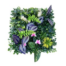 인조 잔디 식물 벽 패널 녹색 홈 장식용 슈링글 네일, 1개, 13. picture color11