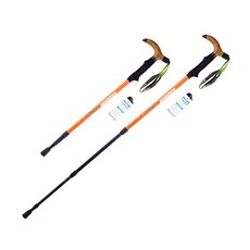 KOPHIOK 戰狼8系T柄內鎖登山杖-橙色, 1個