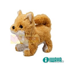 IWAYA 甜甜屋寵物玩具 - 可愛熊貓造型 柔軟觸感 安全材質, 棕色, 1個