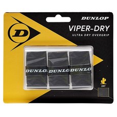 DUNLOP Viper-Dry 오버그립 3팩 블랙 150174, DUNLOP Viper-Dry 오버그립, 3팩, 블랙