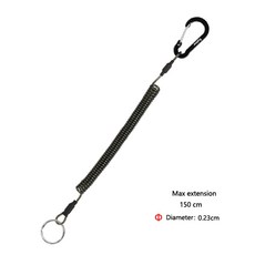 llther 휴대용 강철 손실 로프 낚시 도구 자기 야외 용품 빠른 릴리스 strongagnetic 버클, CYUI03 B2, 1개