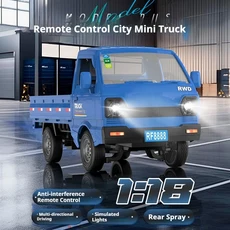 1:18 스케일 무선 조종 트럭 2.4Ghz RC카 드리프트 전동 장난감 자동차 (남아 및 어린이용), 02 KF31 Blue