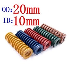압축 외경 금형 1Pcs 20 150mm 길이 스탬핑 나선형 다이 10mm 내경 스프링 20mm, Brown, 20 x 10 x 80mm, 1개