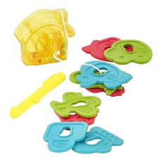 구멍꿰기 꽂기놀이용 두돌아기 양손협응 열쇠블럭 열쇠장난감 도형퍼즐 이모선물, 1세트