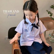 泰式學院風裙套裝 夏小學生畢業班服 幼兒園園服女童 JK裙套裝