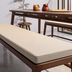 대형 긴방석 긴의자 패드 벤치 소파 쿠션 논슬립 패브릭, 다크 베이지, 커스텀 35x200cm (스펀지 두께 5cm)