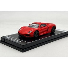 포르쉐 918 스파이더 포스터카 미니카 장난감, 레드, 1개