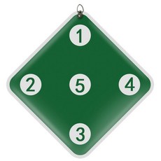 펜싱 표적 연습 벽걸이 펜싱 타겟 훈련 용품 심플 소드 타겟 다크 블루 1개, 에메랄드 그린 양면 × 1개