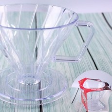 하니 브이형 커피드리퍼 2-4인용(투명) dok+832UZ