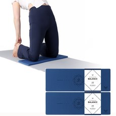 데비 TPE 밸런스 패드 12mm 2개입, 미드나잇블루