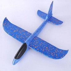 윤댕스티로폼 에어 글라이더 비행기 장난감 미니 날리는 핸드글라이더 어린이 아이 야외 남아 초등 완구, 1개, 블루