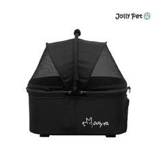 JollyPet 寵物推車提籃組(兩色), 1個, 黑色, 黑色