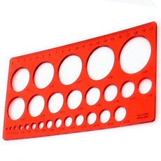 원형도형자 원형 도형자 소형 동그라미 모형자 플라스틱 초등 자 NPWD8D3D2, 소