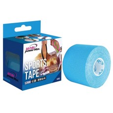 power Max.運動貼布 50MM 4.6M 運動繃帶 水藍色 給力貼, 1個, 1個裝