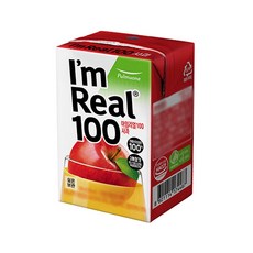 아임리얼100 사과, 140ml, 14개