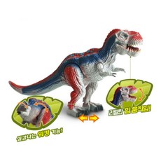 실감나는 움직임 무선조종 RC 공룡로봇 티라노 어린이선물 남아선물, 1개