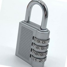 4자리 다이얼 자물쇠 실버 대 사무실 잠금 비밀번호oto8+5RQg