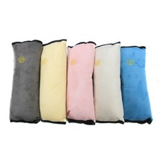 데일리쇼핑 자동차 안전벨트 쿠션 압박방지 카시트 목쿠션, 회색, 1개