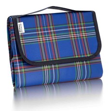 BRILLIRARE 해변 피크닉 담요 모래 방지 방수 캠핑 대형 야외 없는 접이식 매트 139.7 x 101.6cm(55 40인치) 하이킹 캠핑 공원 여행 잔디 콘