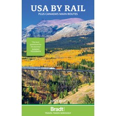 (外文書)USA by Rail: Plus Canada's Main Routes Paperback, Bradt Travel Guides, English