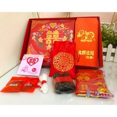 孟之坊婚禮精品舘 新娘訂婚禮盒，安財庫肚兜結婚用品套組，新娘嫁妝必備, 1個