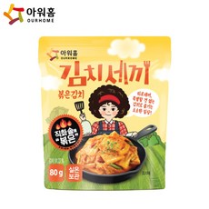 아워홈 김치세끼 볶음김치 80g x3개, 3개