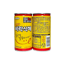 팔도 밥알없는 비락 식혜 미니캔 사우나 175ml x 5개