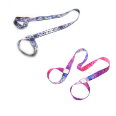 VER2 탄탄YOGA 요가 매트 스트랩 끈 2P 스트레칭 밴드 만다라패턴, 나세트