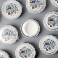 아모리움 고무찰흙 소프트클레이 흰색, 단품