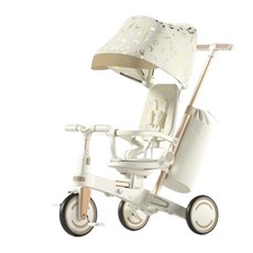 KOOMA 多功能三輪車(可折疊後控), 珠光白, 1個