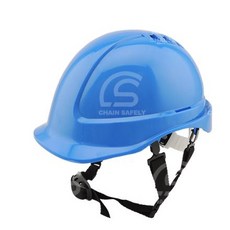 歐堡牌SN-100透氣型工業用防護頭盔／工地帽／公安帽／安全帽／工程帽【伊豆無塵室耗材】, 藍, 1個