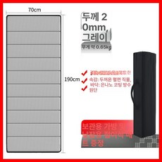 접이식 원룸 자취용 매트 낮잠 간이 바닥 손님용 캠핑, 1cm, 1단계 20mm 그레이
