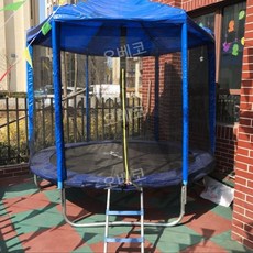 트램폴린 방방이 캠핑장 대형 바운스 점핑 점프업 3m 야외 펜션, 소형 캐노피 계단세트 2.44m, 1개