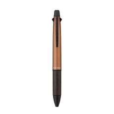 유니볼 유니 제트스트림 퓨어몰트 4색 멀티 볼펜 4색멀티 멀티펜 1자루 (MSXE5-2005-), 0.5 엠버오렌지