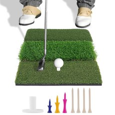 골프매트 타격 매트 10mm EVA 백킹 연습 매트 D38, 16 X 24 Inches Tri-Turf
