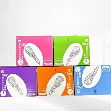 SDI 輕鬆按修正內帶 CT-206R / CT-205R /CT-204R 替換內帶 10入/盒, 藍 CT-205R（10入）, 藍, 10個