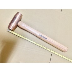 台灣製 強力型 紅銅鎚 銅錘 木柄銅槌 32oz, 1個