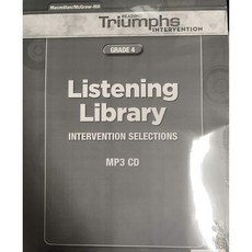 리딩 트라이엄프 리스닝 라이브러리 개입 선택 MP3 CD 4학년, 리딩 트라이엄프 리스닝 라이브러리 개입 선택 MP3 C