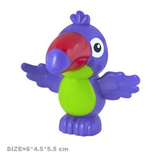 큰 입자 빌딩 블록 액세서리 달팽이 복어 도마 동물 모델 벽돌 조립 교육 완구 를위한 DS-3M, rple Toucans
