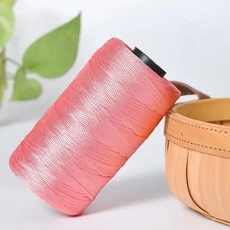 250g/롤 2.5mm 얼음 실크 스레드 여름 셰 뜨개질 원사 DIY 가방 신발 플랫 중공 손으로 짠 용품, 47 Color 7