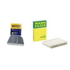 GoParts HENGST 冷氣濾網 BENZ W205 W213 GLC X253 EQC GT 活性碳, 1個, 優惠-室內+室外